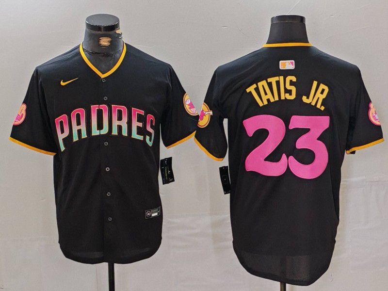 Men San Diego Padres #23 Tatis jr Black Jointly 2024 Nike MLB Jersey style 3->san diego padres->MLB Jersey
